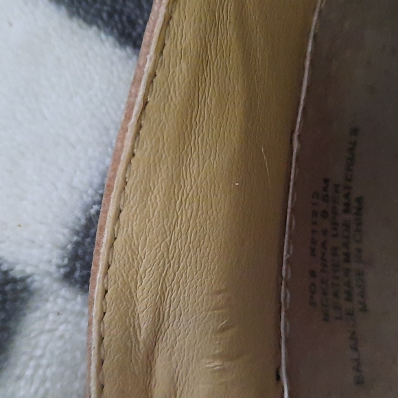 Adam Tucker McKenna Chunky Heel Leather Open  Toe Shoe Bootie Size 8.5 - Picture 12 of 14